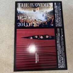 貴重　THE BAWDIES フライヤー　日本武道館　2011 ボーディーズ