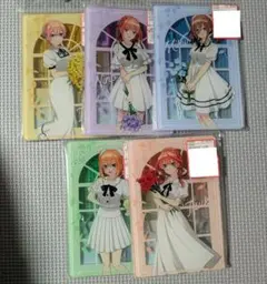 五等分の花嫁　アクリルスタンド　5点　アベイル　中野三玖　中野二乃