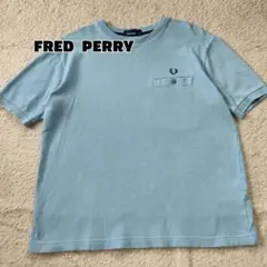 【極美品】FRED PERRY 鹿の子速乾ポケットTシャツ