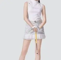 美品 DESCENTE GOLF デサントゴルフ プリーツスカート XS