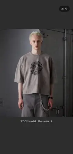 GRANCY グラフィックデザイン リバーシブルTシャツ