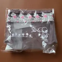 【限定】近沢レース スヌーピーハートポーチ☆三越伊勢丹コラボ☆グレー