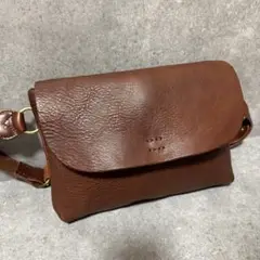 ☆極美品☆ SLOW ショルダーバッグ　栃木レザー　ブラウン
