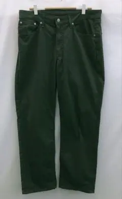 S756K メンズパンツ M 緑 春秋 日本製 エドウィン 8/18