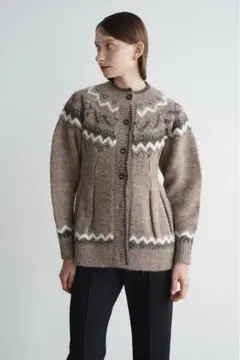 在庫整理NORDIC WEST SHAPE CARDIGAN