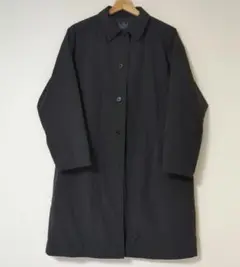 新品未使用 無印良品 洗える中わた ステンカラーコート XL 黒 紳士 洗える中わた ステンカラーコート | 無印良品