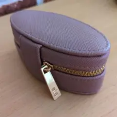 エテ　ete マイフェイバリットポーチ　オーバル　プラム　アクセサリーポーチ