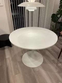 【美品/都内無料配送】IKEA DOCKSTA ドクスタ 丸テーブル ホワイト DOCKSTA ドクスタ テーブル, ホワイト/ホワイト, 103 cm - IKEA