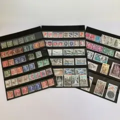 ️フランスビンテージ使用済み切手セット 100枚、ハンドメイド、コラージュにも