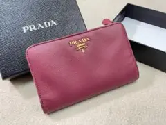 Prada 財布 サフィアーノレザー ピンクカラー
