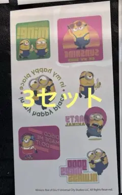 ミニオンズ フィーバー　ボディシール