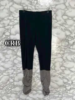 【154】CRB 未使用　レディース　ＢＬＡＣＫスパッツ