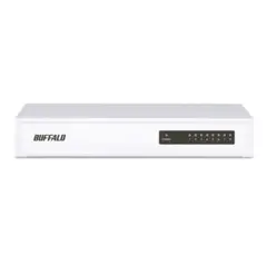 BUFFALO スイッチングハブ LSW4-TX-8NS/WH [8ポート]