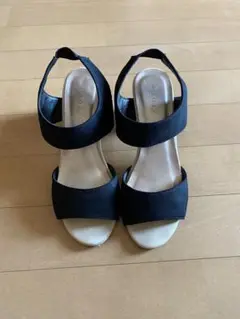 grove 黒ストラップサンダル M