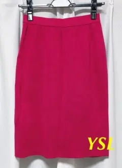 上品綺麗なピンクカラー★ Yves Saint Laurent スカート