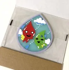 新品未使用未開封　しずくちゃん　クリアラバーコースター　はなぢ君＆はなたれ君