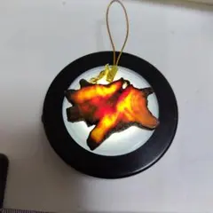 肥松製ストラップ 赤オレンジ