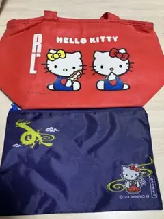 HELLO KITTY 保温バッグ ・宝くじ入れ