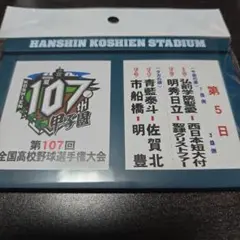 第107回全国高校野球選手権大会 マグネットプレート　新品未開封　青藍泰斗