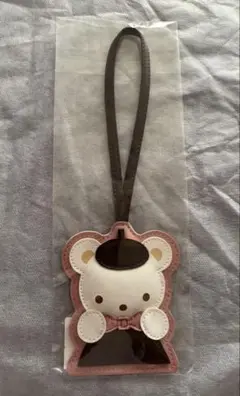 新品未開封　ファミリア　チャーム　大　ピンク　ネクタイ