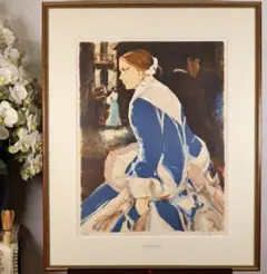青木純子、【春訪】、希少な額装用画集より、新品額装付 2025年最新】青木画廊の人気アイテム - メルカリ