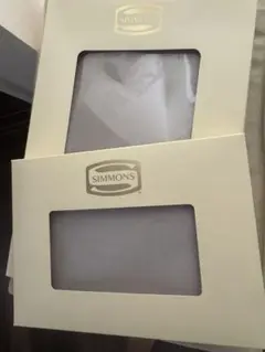 シモンズ ピロケースとボックスシーツセット