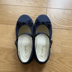 POMPKINS ネイビー シューズ 18.0cm