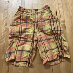 ブリーズ　チェック柄ハーフパンツ 130cm