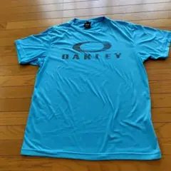 [9/2まで]Oakley ロゴ Tシャツ 青 Lサイズ