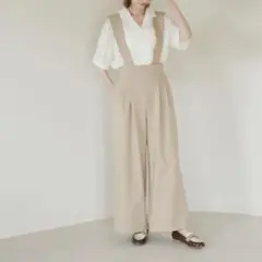 ロペピクニック / サスペンスダー付き ハイウエストパンツ