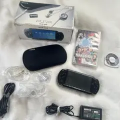 PSP本体・UMDソフト2本セットナルトモンスターハンター2ソフト付き