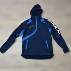 Mizuno フード付きシャツ Mサイズ ネイビー