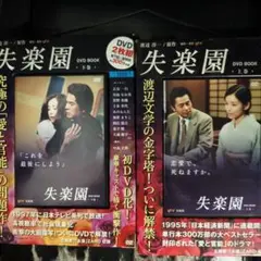 国内ドラマ　失楽園　DVD BOOK 上下巻セット　セルDVD4枚　ワンオーナー 失楽園 DVD BOOK 上巻【DVD×2枚組・第1話~第6話・300分収録