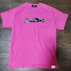 XLARGE ピンク ロゴ Tシャツ