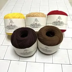 毛糸ZAKKAストアーズ ロワールコットン 5色セット