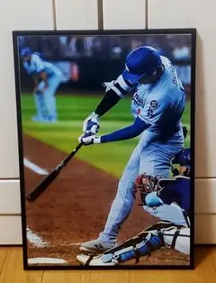 ドジャース大谷翔平 MLB！A3サイズポスターフレーム付き①3種