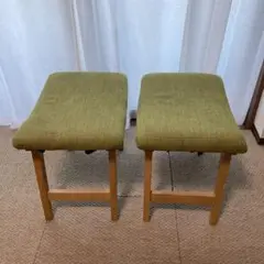 東谷　トロペ　スツール　グリーン 2脚セット