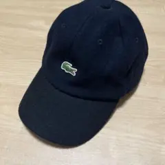 LACOSTE ブラックネイビーキャップ 58cm