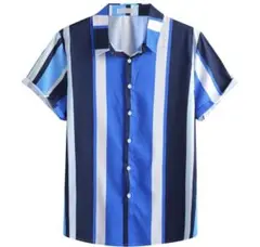 [新品] ストライプ柄シャツ M