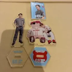 楽天イーグルス　 私服　アクスタ　キーホルダー　イーグルスベア　青野
