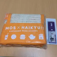 モスバーガー　ハイキュー　トートバッグ　待ち札風チャーム