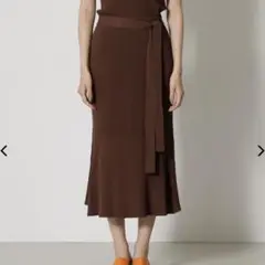 タグ付き新品　AZUL by moussy マーメイドスカート　ブラウン　S