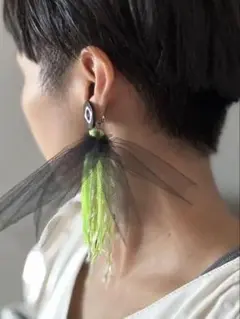 ハンドメイド　イアリング　片方のみ