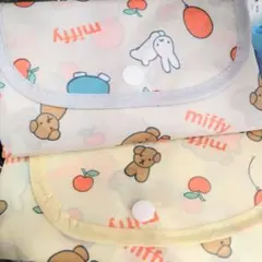 即購入可、新品未使用タグ付き、ミッフィー、エコバッグ、2個セット、まとめ売り
