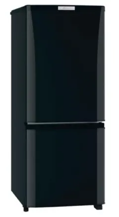 黒色 冷蔵庫 ブラック　146L 2018年 綺麗な三菱冷凍冷蔵庫 146l 人気のブラック冷蔵庫 美品