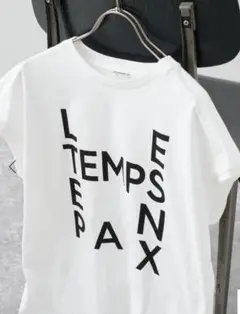 Spick and spanロゴフレンチスリーブTシャツ