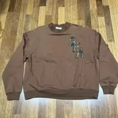 wind and sea ブラウン スウェット