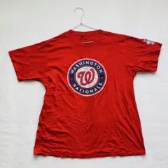 背番号入り Nationals Tシャツ L 赤