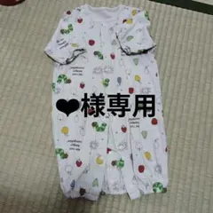 はらぺこあおむしのロンパース 長袖 50～60cm