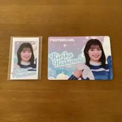 ファイターズ ファイターズガール 新商品 シークレットカード2種 橋本莉々花